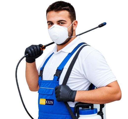 Nuxus Pest Control technician on site